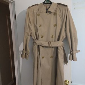 Burberry Double Breasted Trench Coat